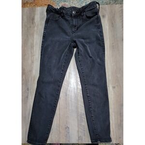 American Eagle Women's Skinny Jeans Next Level Stretch Black Wash Size 8 Short